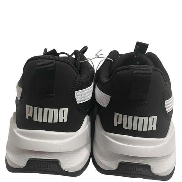 Puma Zip C Sneakers Mens 13 Black Athletic Lightweight Mesh Lace-Up Running NWOB - Picture 6 of 13